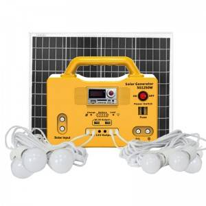 Wholesale China Solar Panel System For House Suppliers Factories - Solar System–SG series Easy Installation Portable Solar System Function Box USB Radio Light Bulbs for Outdoor Caming Hiking...