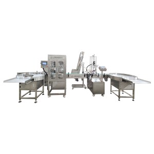 Cheapest Price Disinfectant Filling Machine - Brightwin wash solution buffer filling line for a customer from Saudi Arabia – Brightwin
