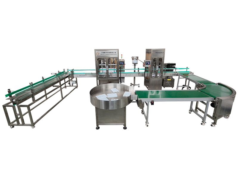 N Tetradecane filling screw capping induction sealing  machine line