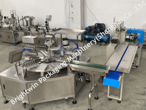 Automatic honey spoon filling sealing and packing machine