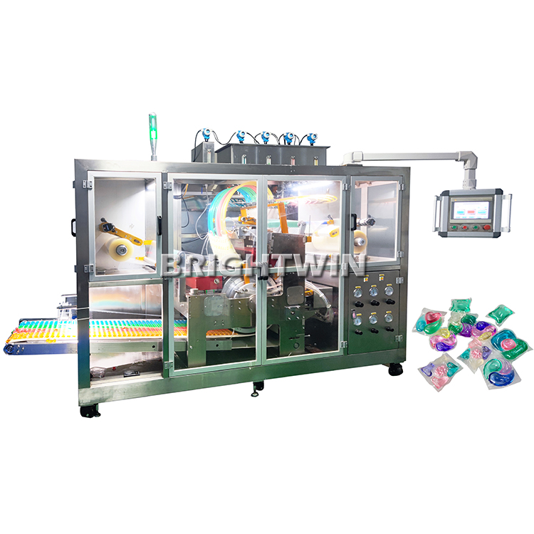 PVA water soluble casting film capsule pods extrusion processing packaging machine