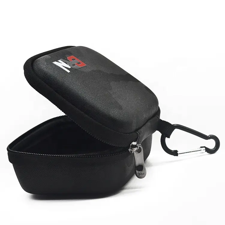 Mini Headset Pocket radar Hard Case Amusing Zipper Storage Bag Case For Earphone Earbuds