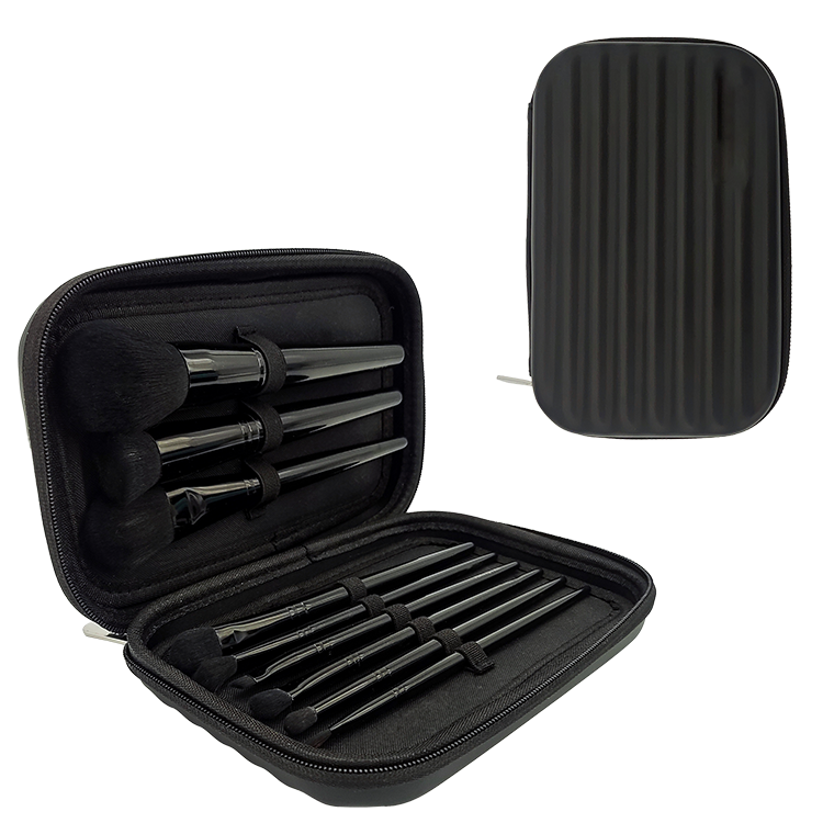 EVA travel case for cosmetics brush EVA hard shell case with slots for cosmetic brush makeup tools makeup brush set