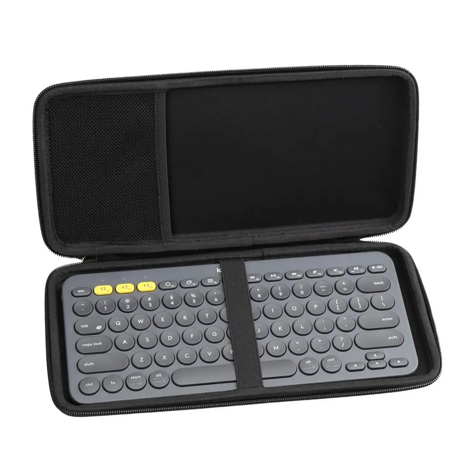 Heat Resistant Hard Shell EVA Electronics Keyboard Carrying Case with Portable Handle