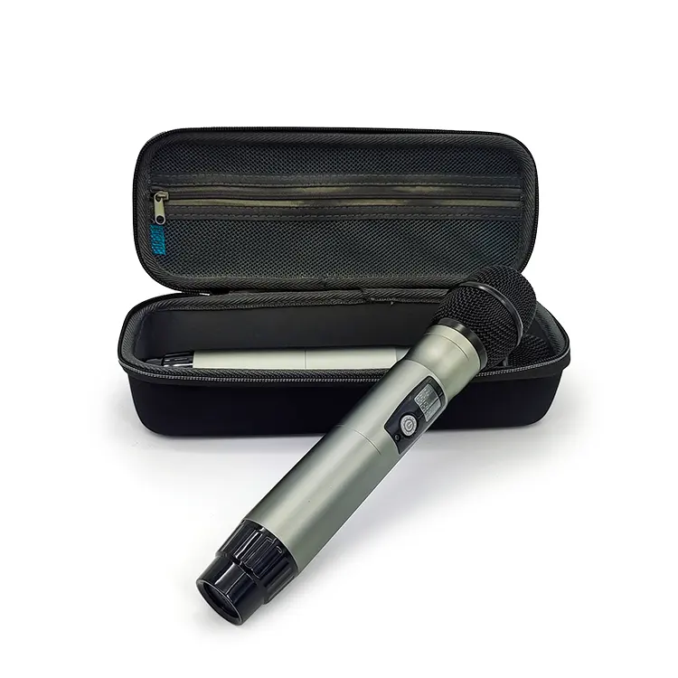 High Quality Custom Zipper Case Waterproof Multifunctional EVA Microphone Storage Box