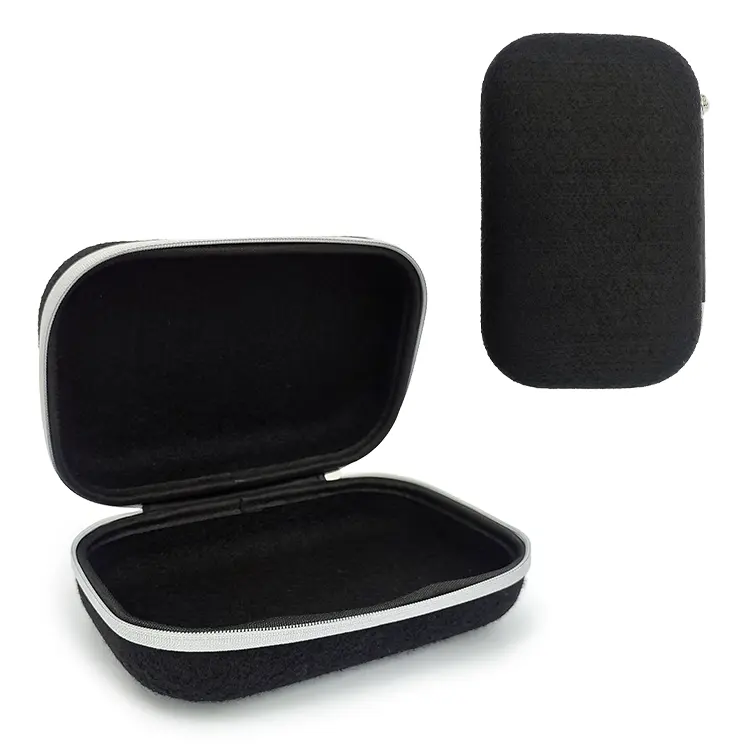 fashion wool felt travel cable electronic organizer felt case for hard drive power bank power adapter
