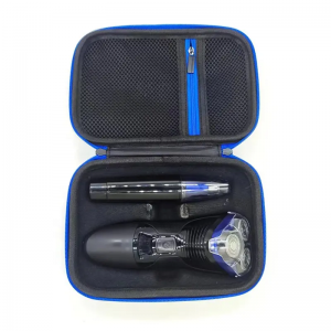 Durable Hard Shell Razor Custom Zipper Case Beard Shaver Bag Travel Storage Box