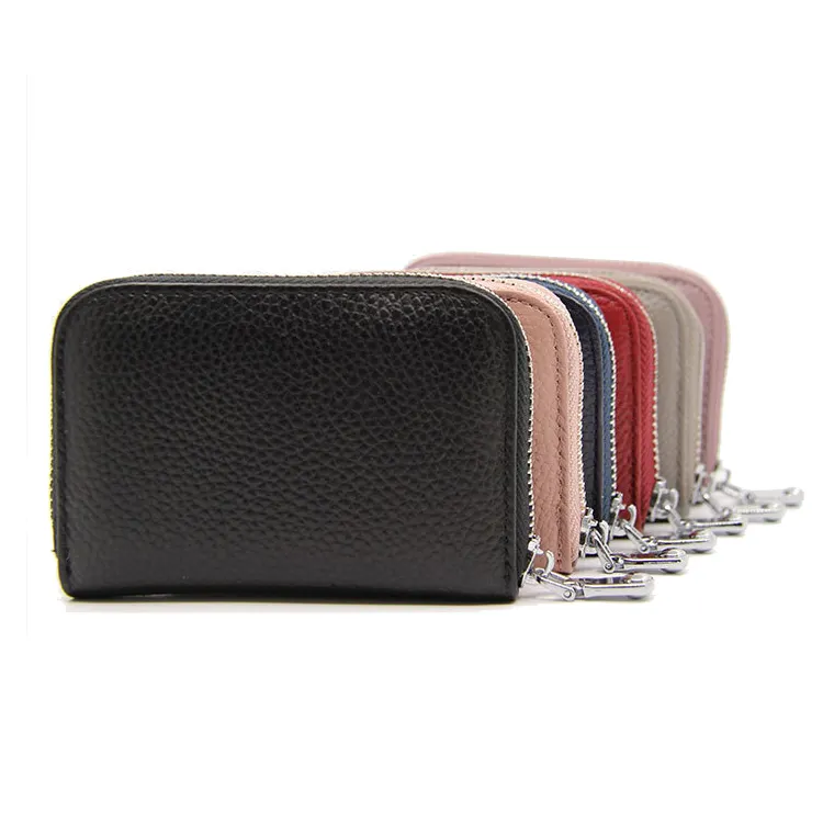 Hot selling multi function pu leather rfid blocking card wallet