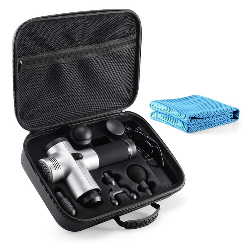 Carrying Case Plus Attachment Slots Portable Storage Box, Hard Shell Case for Hyperice Hypervolt Portable Massage Gun