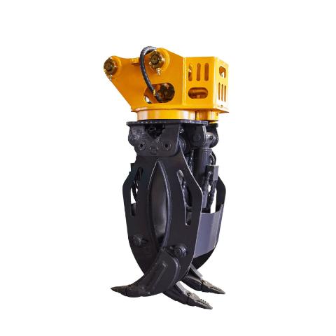 Bottom Price Excavator With Concrete Breaker - Excavator Attachment Hydraulic Log Wood Grapple Mechanical Grapple – Bright