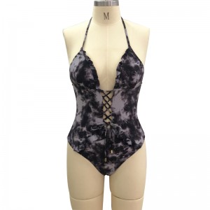 OEM/ODM China Good Quality Bikinis - Adjustable Double Straps Elegant Womens Swimsuit With Removable Padded – baishiqing