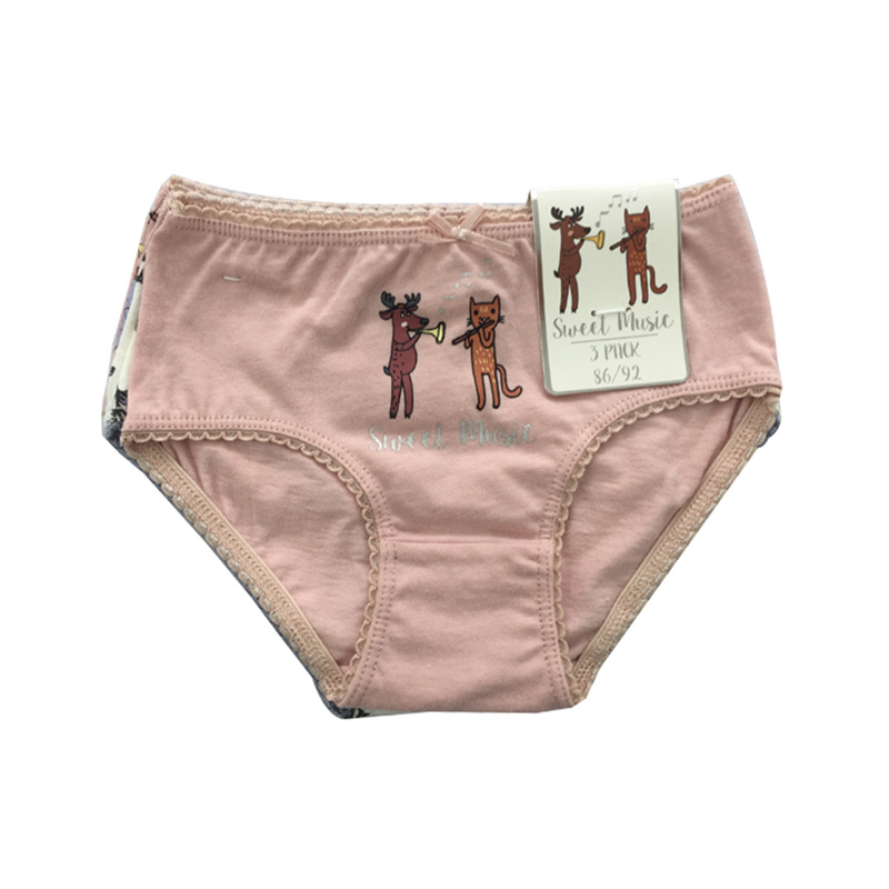 Wholesale Ruffle Panties - Easy Washing Anti Static 100% Cotton Children Girls Underwear – baishiqing
