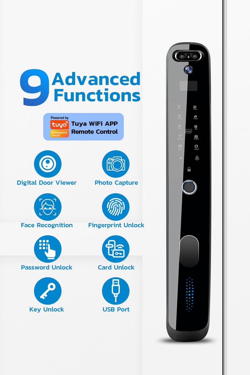 820face recognition smart lock-2