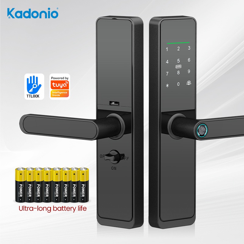 630-Fingerprint Smart Lock / Super Long Battery Life 8pcs Battery