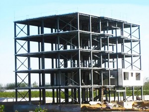 Five Storey Steel Structure Prefab Office Building