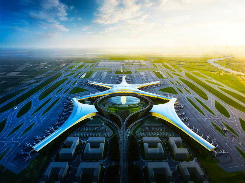 Steel Structure Airport In Qingdao
