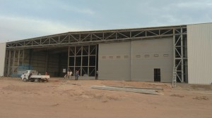 Steel Structure Hangar Building In Lightweight