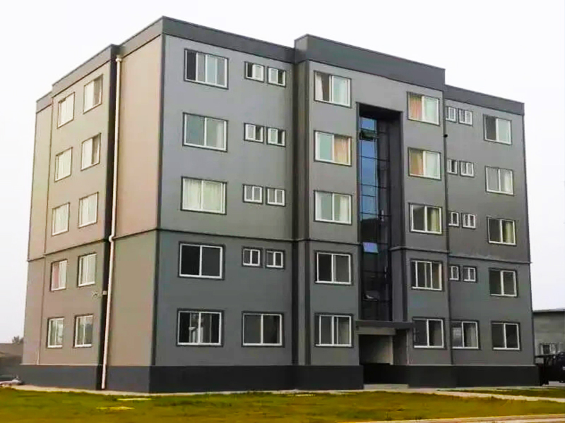 Five-story Steel Structure Prefab Apartment House