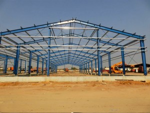 Steel Boat Storage Warehouse Prefab Metal Building