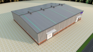 OEM/ODM Manufacturer Low Cost Prefabricated Light Steel Structure Industrial Warehouse Workshop Steel Shed Garage Building