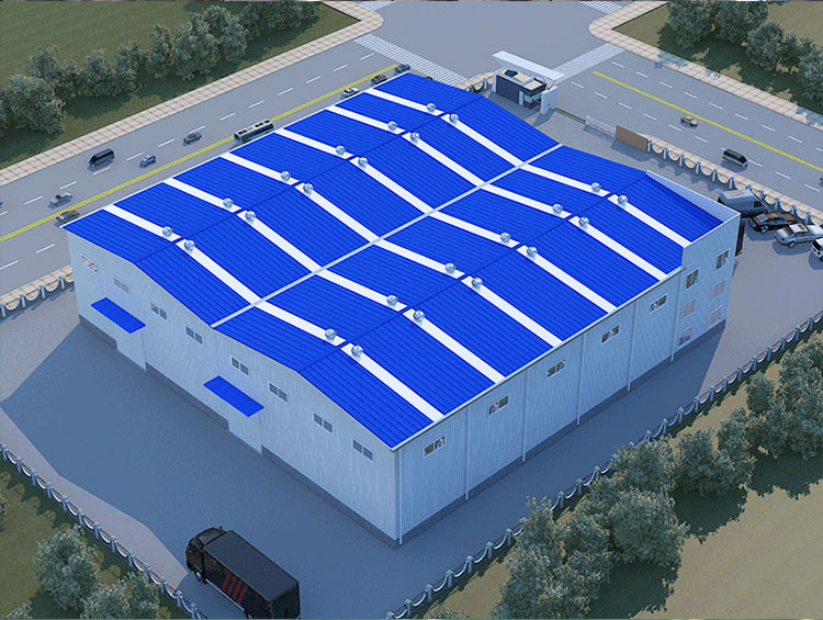 Factory Source Steel Hangar Cost - Prefabricated Steel Metal Workshop For Sale  – Borton