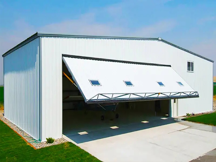 Factory Free Sample Prefab Metal Workshop - Prefabricated Steel Airplane Hangar Warehouse For Maintenance  – Borton