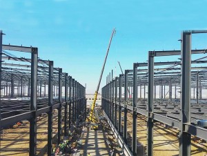 2019 New Style Factory Price Prefabricated/Prefab Large Span Steel Frame Steel Structure Workshop
