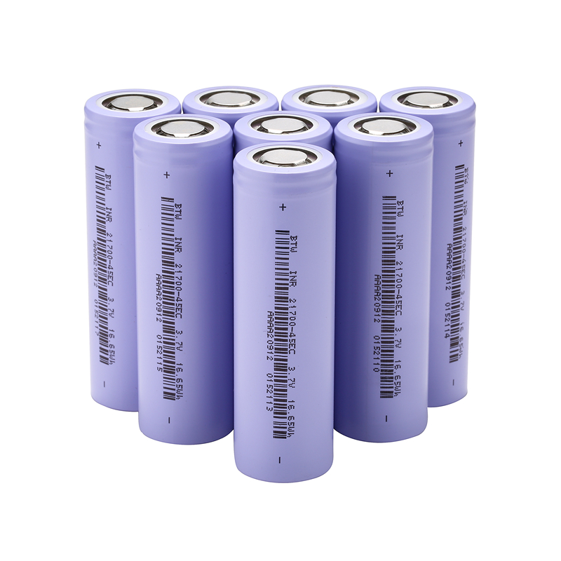 ODM 3.7v 4000mah 4500mah 4800mah Cell 21700 Lithium Ion Batteries factory  and suppliers