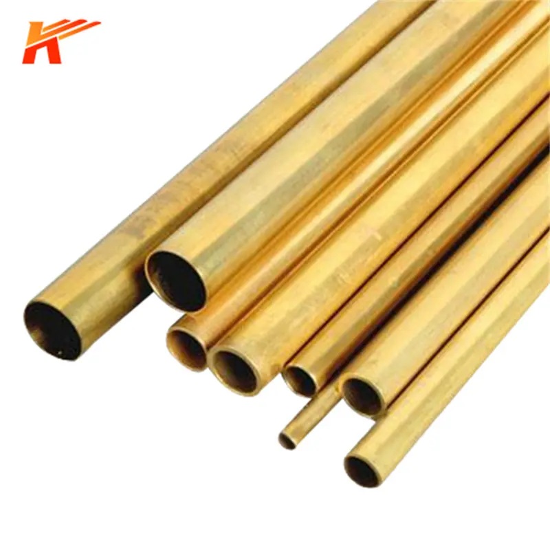 Seamless brass tube with good performance characteristics