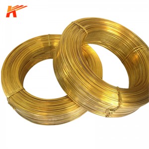 Bottom price Aluminum Brass Tubes - For Sale Brass Flat Wire Flat Shape Factory Outlet  – Buck