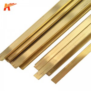 PriceList for Brass Hexagonal Bar - For Sale Pure Brass Flat Bar Can Be Customized To Cut Size  – Buck