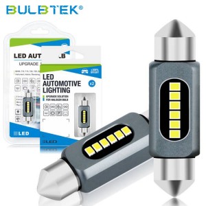 BULBTEK SMD 2016-1-Festoon Αυτοκίνητο LED Λαμπτήρας Εσωτερικού Αυτοκινήτου C5W Λαμπτήρας LED Canbus Αυτόματη λυχνία LED ανάγνωσης Doom