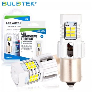 BULBTEK SMD3020-4-Car LED Bulb Light Strong Canbus 1156 1157 3157 7440 7443 Turning Light CE ROHS LED Lamp
