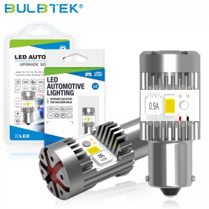 BULBTEK 3570 LED Bulb S25 T20 T25 Auto Lighting 23W Super Canbus 6000K 6500K LED Car Bulb 1156 BA15S BAU15S LED Turn Light Bulbs