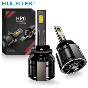BULBTEK HP6S High Power Lumen 220W 18000LM H1 H4 H7 H11 H13 H27 880 881 9004 9007 High Low Beam 12V Car LED Headlight Bulb