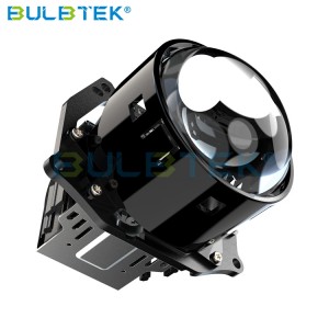 BULBTEK AD31 Super Bright 250W 15000 Lumen Biled Bi LED Projector Lens Retrofit Double Beam LED Projector Headlight For Cars