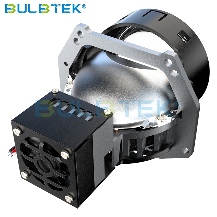 China BULBTEK AD33 3.0 inch 250W 12V LED Car Lamp Bi LED Projector Lens  20000 Lumen Headlights Bulb Retrofit LED BiLED Projector Lens Manufacture  and Factory