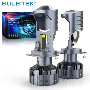 BULBTEK AM13 Bi LED Projector Lens 300W 30000 LM Auto LED Light H4 9003 HB2 Car Headlights Replacement 12v 24v Biled light
