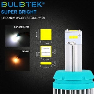 BULBTEK CSP-2 سپر برائيٽ ڪار LED بلب T10 T15 T20 T25 S25 آٽو LED چراغ 12v 24v سگنل ايل اي ڊي بلب لائيٽ