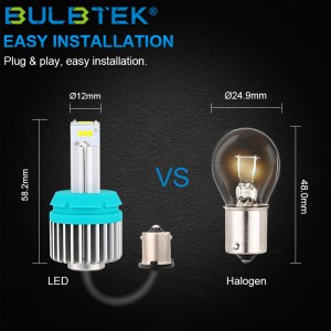BULBTEK CSP-2 Super Bright Car LED Bulb T10 T15 T20 T25 S25 Auto LED Lamp 12v 24v Signal LED Bulb Light