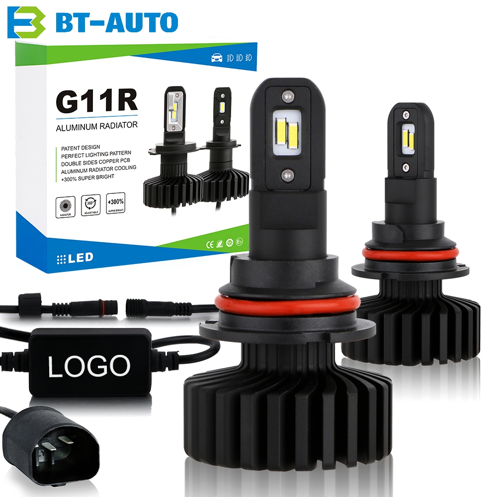 BT-AUTO G11R Fanless LED Headlight H4 H7 H11 AUTO Headlight OEM ODM Car Headlight Bulb Supplier Featured Image