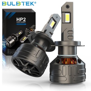 BULBTEK HP2 Car LED Headlight H1 H4 H7 H11 Big Power 300W LED Headlight Bulb 9005 9006 9012 30000 Lumen LED Lighting For Cars