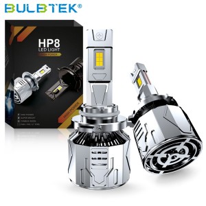 BULBTEK HP8S Super Bright Auto Foco Faro LED Headlamp 200 Watt 16400 Lumen H4 H7 H11 9005 9006 9012 Light Kit Car Headlight