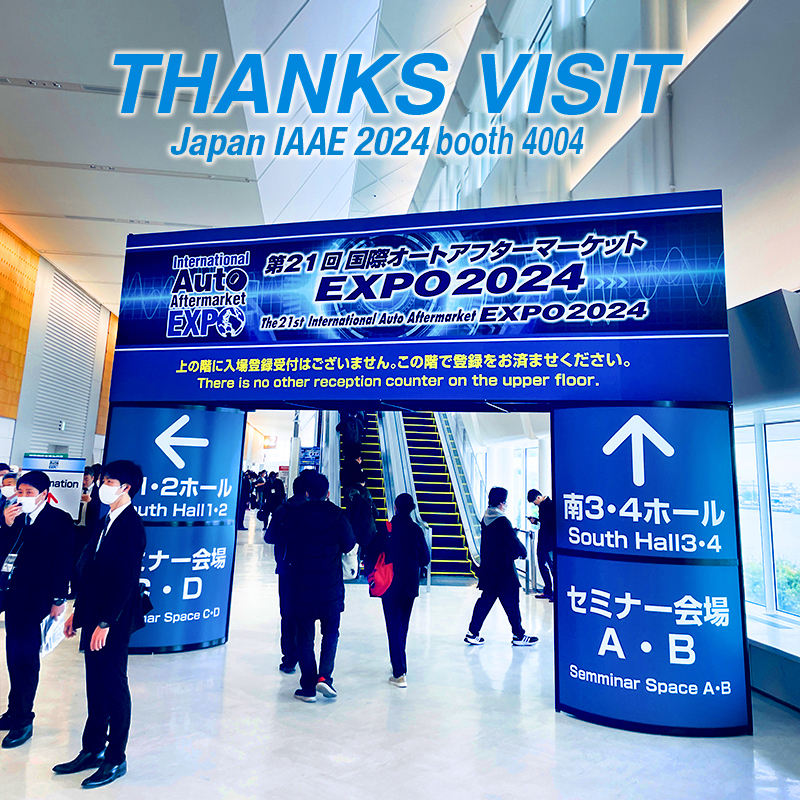 2024 IAAE AUTO EXPO SHOW, JAPAN, BOOTH #4004, 5-7 MAART