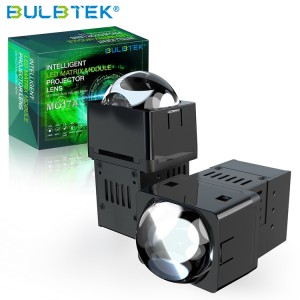 BULBTEK MO17A 12V 1.7” 68 Watt 6400 Lumen Single Low Beam 5500K 6000K Headlight Module Auto LED Matrix Module Projector Lens