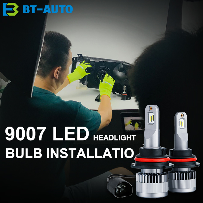 [PRODUCT] 9007 LED Headlight Bulb Installation