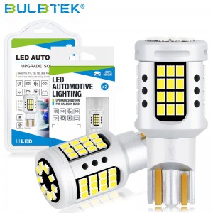 BULBTEK SMD2016-1 T15 T16 ລົດໄຟ LED Bulb LED Reversing Lamp ສັນຍານໄຟ CANBUS ດອກໄຟ LED ອັດຕະໂນມັດ