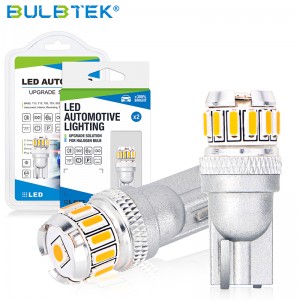 BULBTEK SMD4014+3030 Auto LED Bulb T10 T15 1156 1157 3156 3157 7440 7443 Error Free LED Replacement Bulbs Car LED Interior Lamp