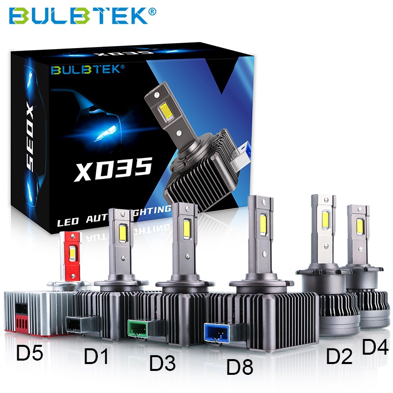 Buy Best Car Projector Headlight Exporters –  BULBTEK XD35 Fan Auto Light 35W D1 D2 D3 D4 D5 D8 6000K 6500K CANBUS Car LED Headlight Bulb – Bulletek