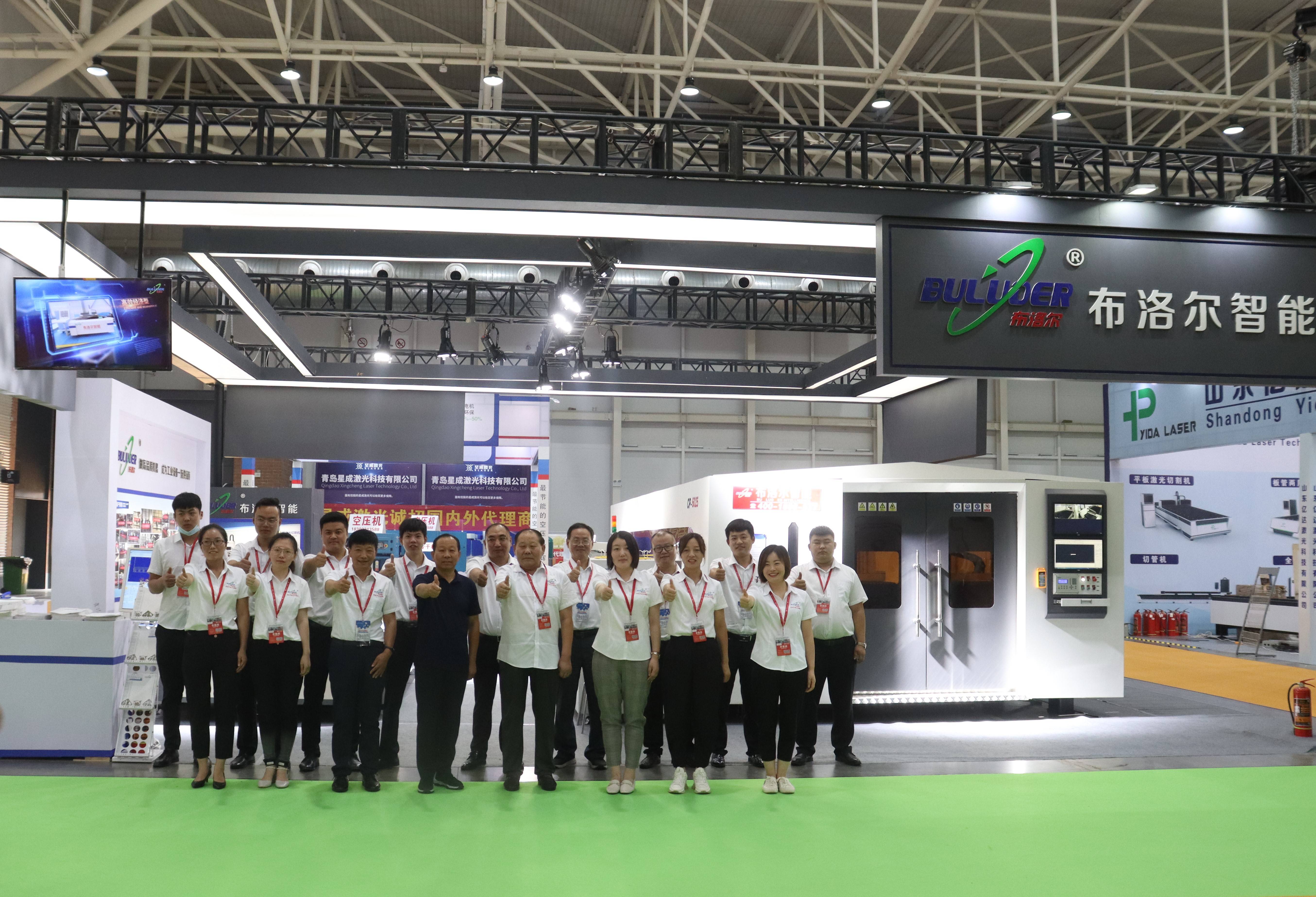 Shandong Buluoer brings high-power fiber laser cutting machine to Qingdao International Industrial Exhibition